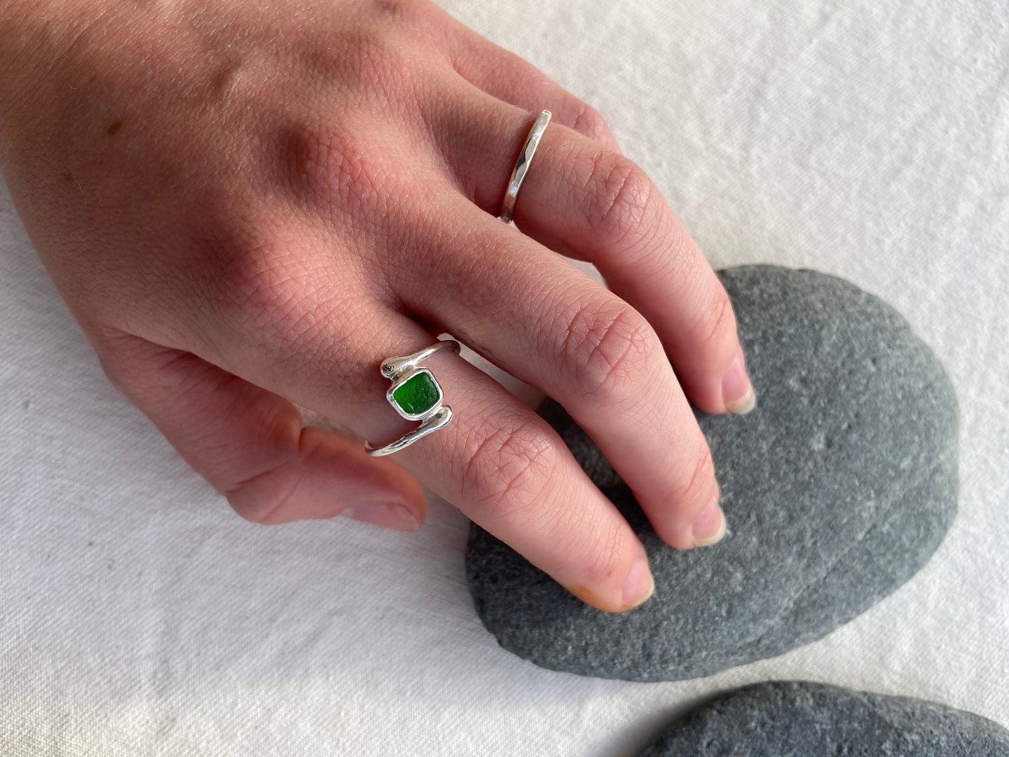 Green Encompass ring